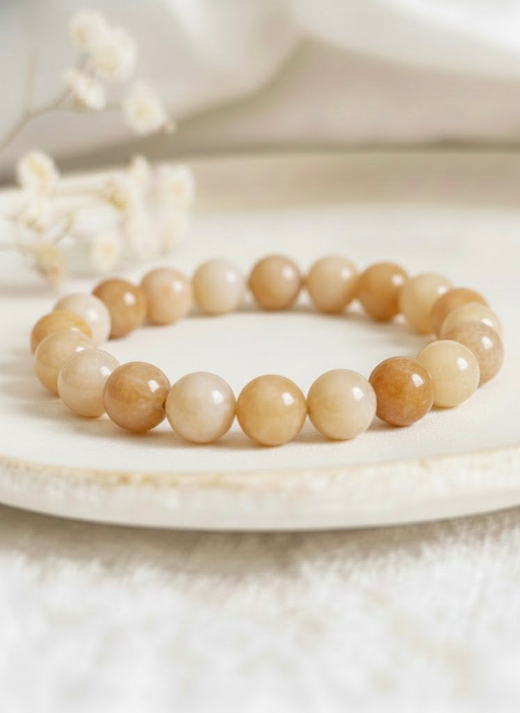 Bracelet ‘Classic’ Aventurine jaune 8mm