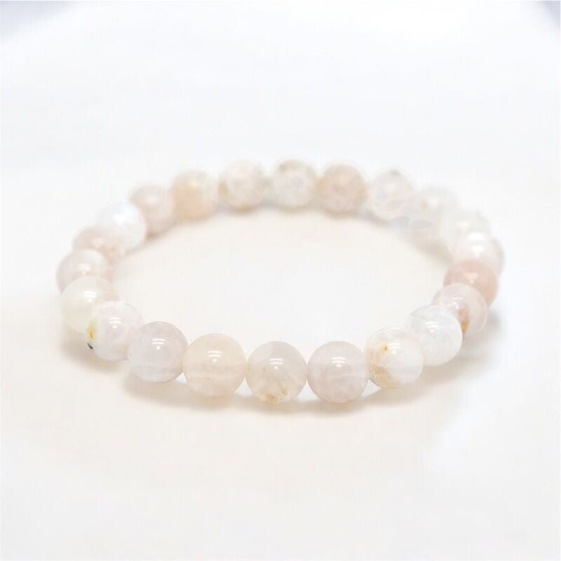 Bracelet 'Classic' Pierre de Lune 8mm - Je Rayonne