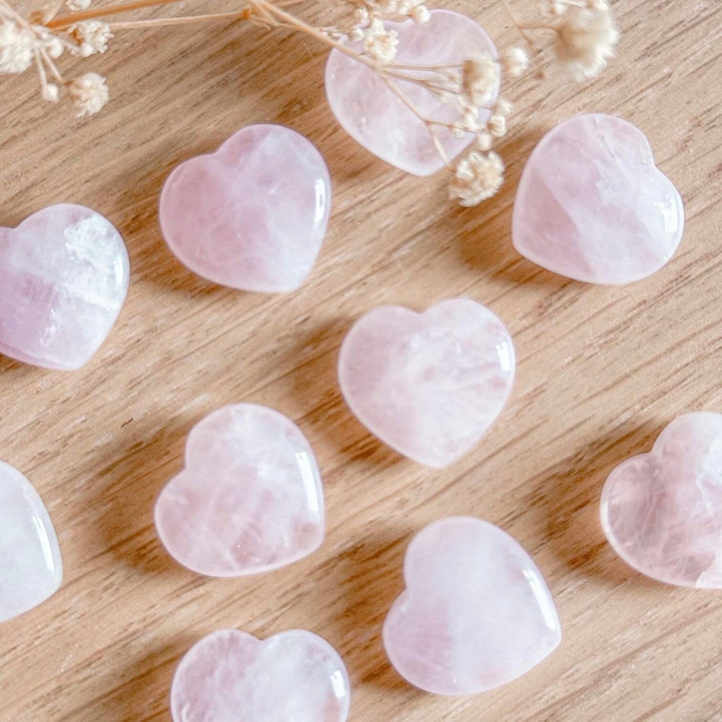 Mini coeur Quartz rose - Je Rayonne
