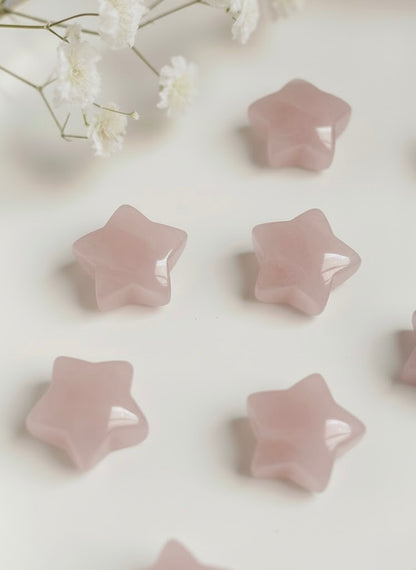 Mini étoile Quartz rose