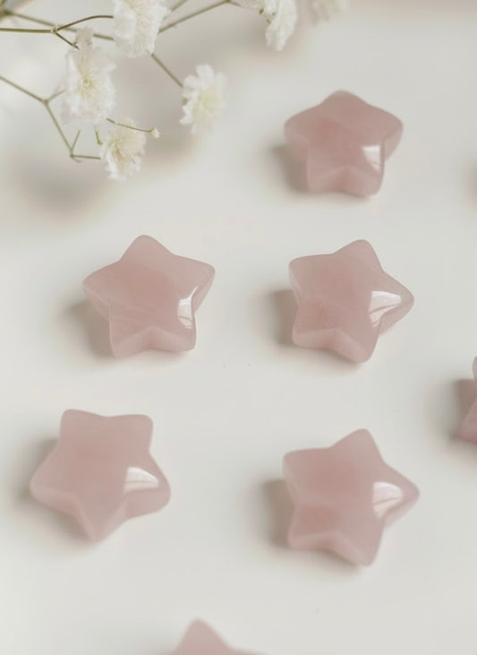 Mini étoile Quartz rose