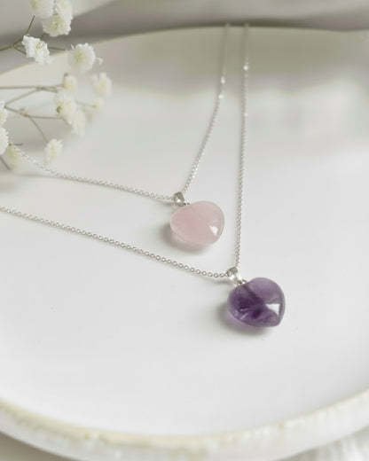 Pendentif Cœur Améthyste
