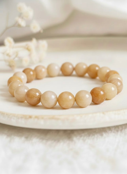 Bracelet ‘Classic’ Aventurine jaune 8mm