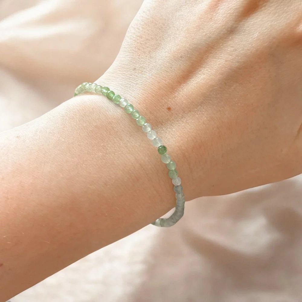 Bracelet chaine ‘Precious’ Aventurine - Je Rayonne