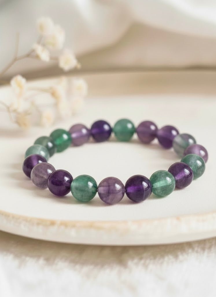 Bracelet ‘Classic’ Fluorite 8mm - Je Rayonne