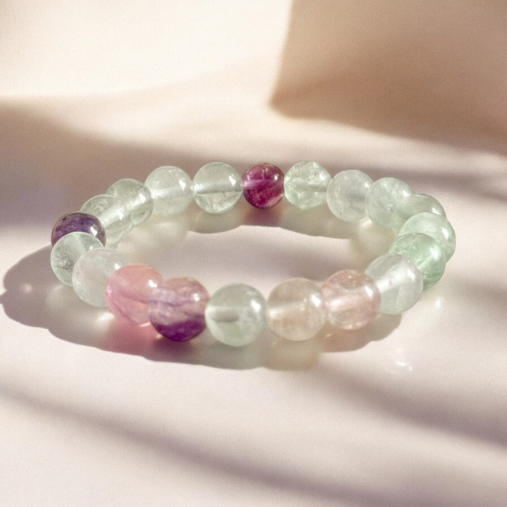 Bracelet ‘Classic’ Fluorite 8mm - Je Rayonne