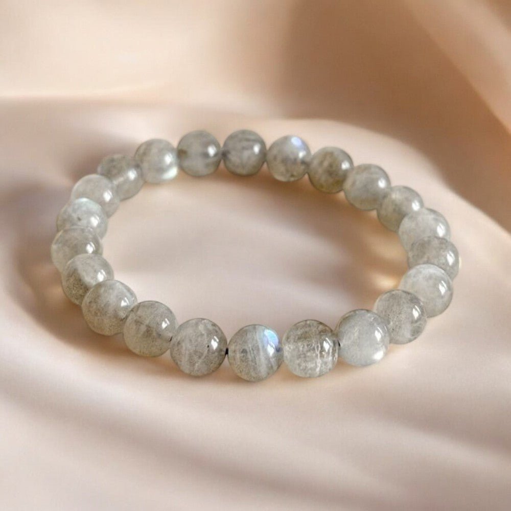 Bracelet 'Classic' Labradorite 8mm - Je Rayonne