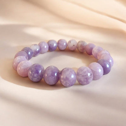 Bracelet 'Classic' Lépidolite 8mm - Je Rayonne