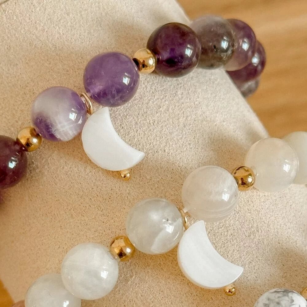 Bracelet 'Magic' Améthyste 8mm - Je Rayonne