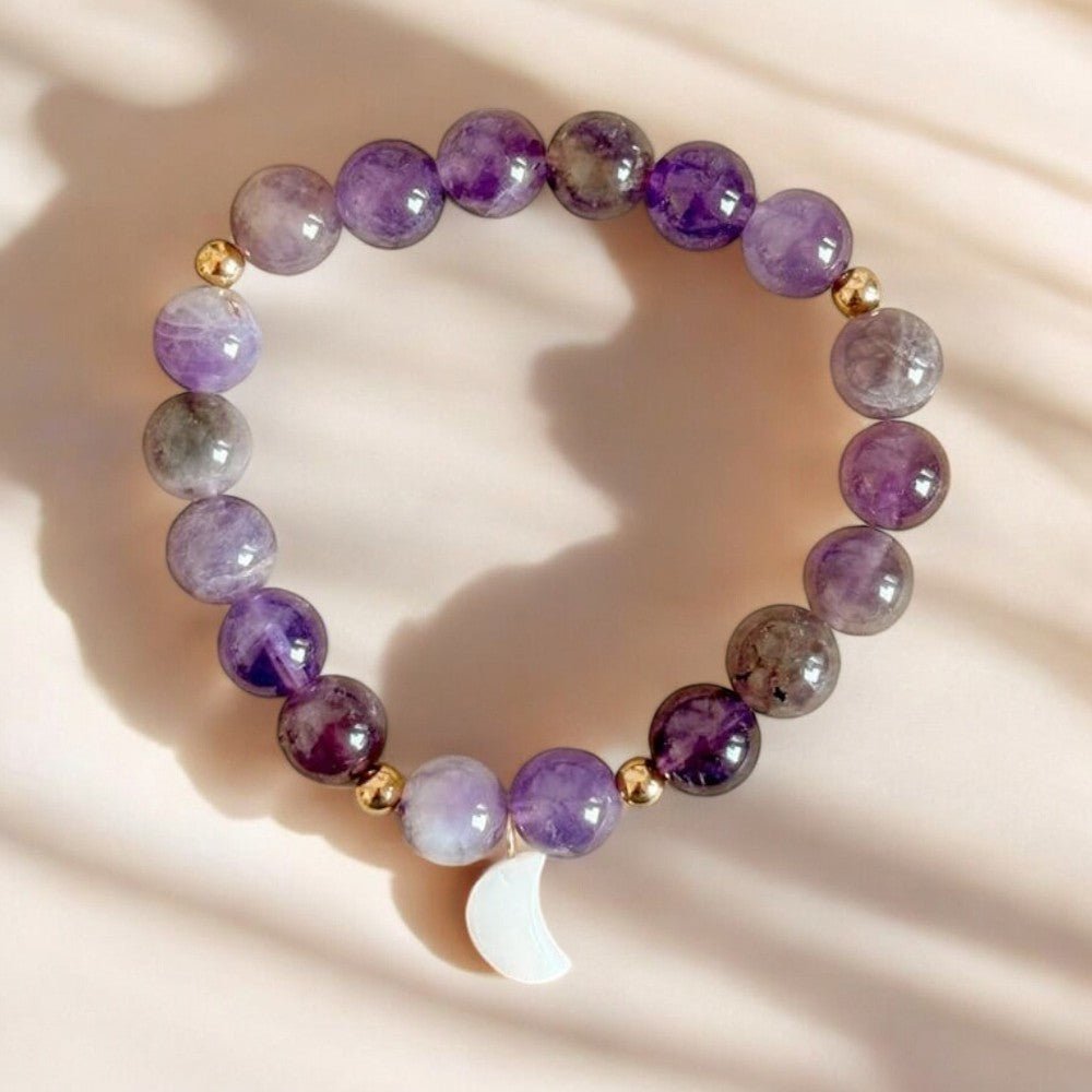 Bracelet 'Magic' Améthyste 8mm - Je Rayonne