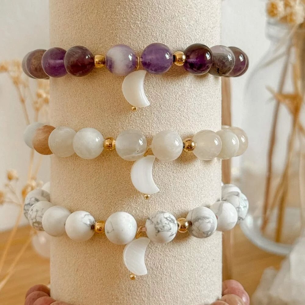 Bracelet 'Magic' Améthyste 8mm - Je Rayonne