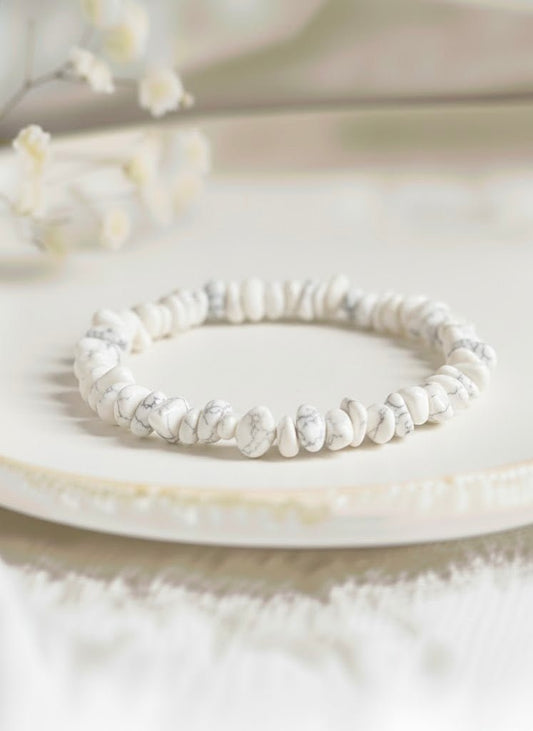 Bracelet ‘Summer’ Howlite - Je Rayonne