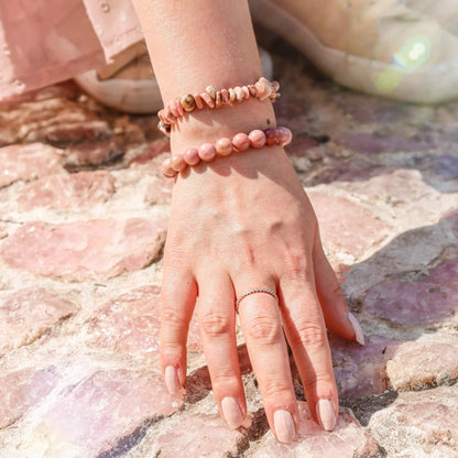 Bracelet ‘Summer’ Rhodonite - Je Rayonne