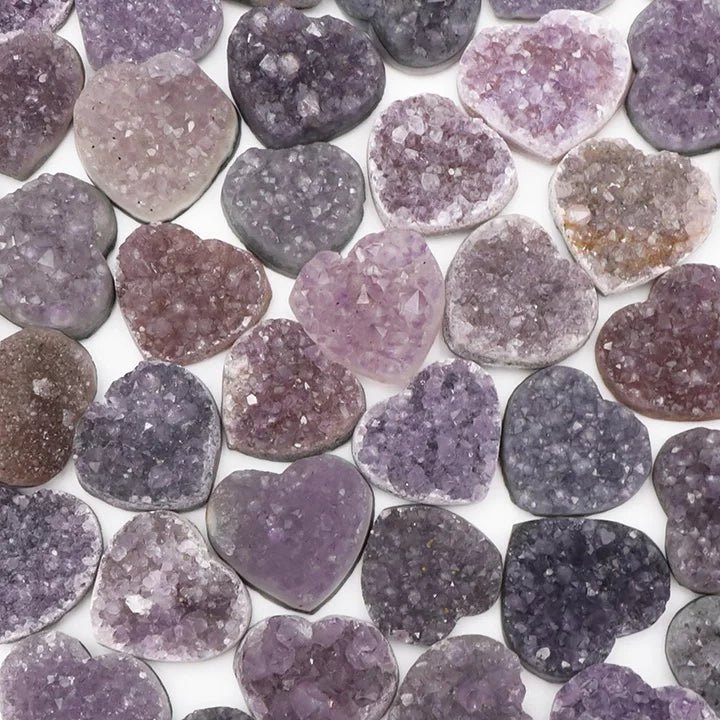 Cœur Améthyste brut - Je Rayonne