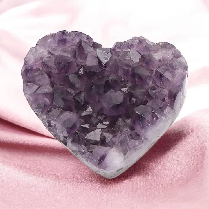 Cœur Améthyste brut - Je Rayonne
