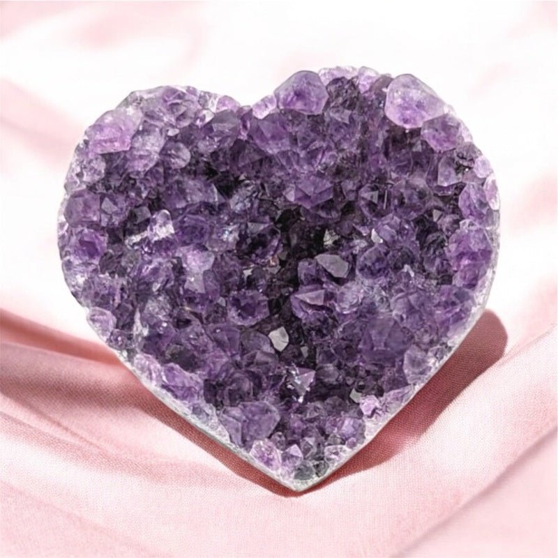 Cœur Améthyste brut - Je Rayonne