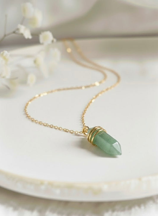 Collier 'BOHO' Aventurine - Je Rayonne