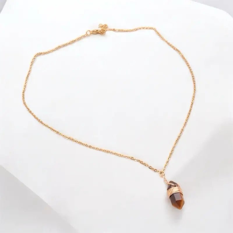 Collier 'BOHO' Œil de Tigre - Je Rayonne