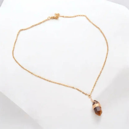 Collier 'BOHO' Œil de Tigre - Je Rayonne
