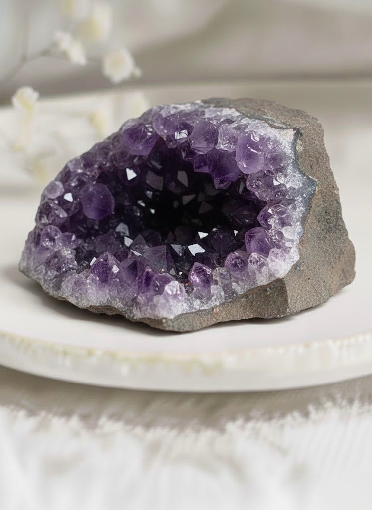 Géode Améthyste bord brut M - Je Rayonne