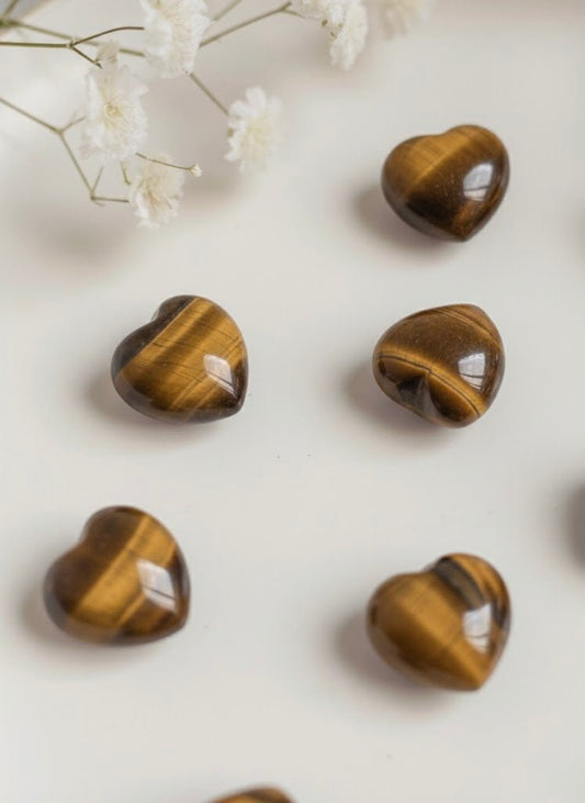 Mini cœur Œil de Tigre - Je Rayonne