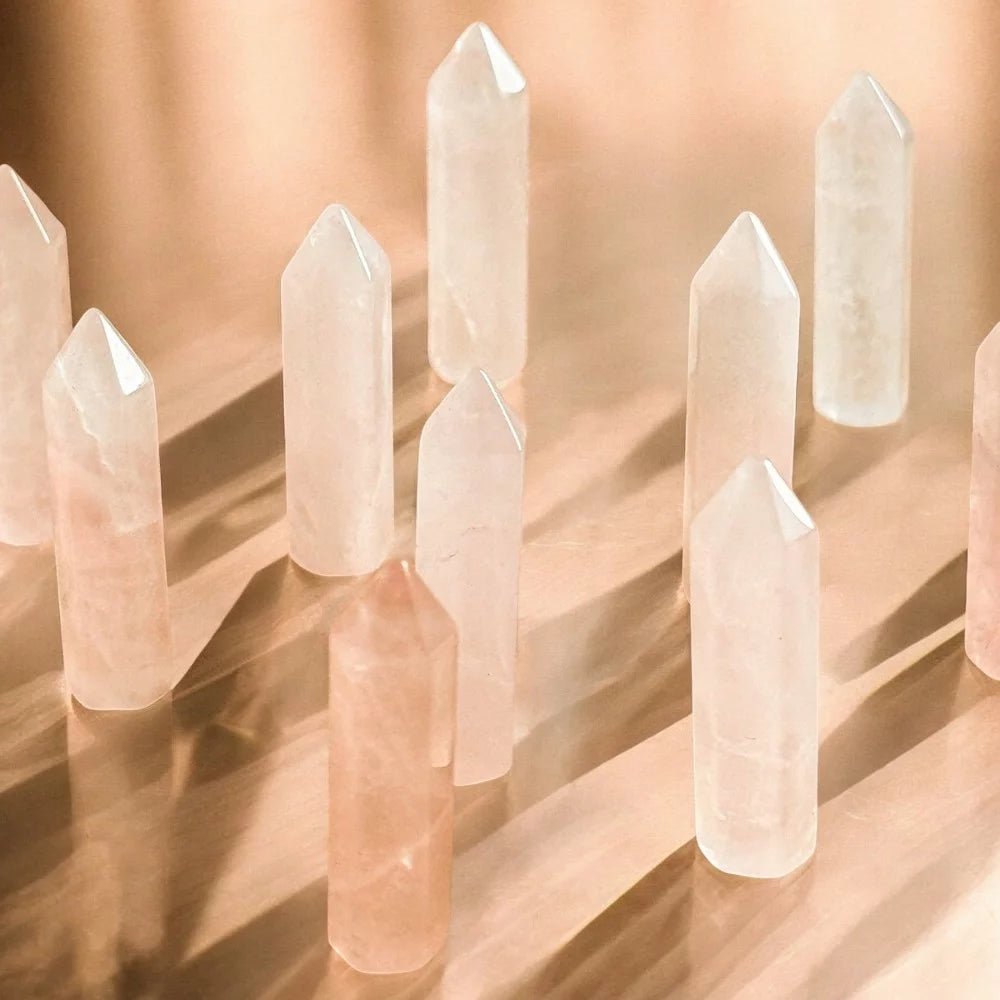 Mini pointe quartz rose - Je Rayonne