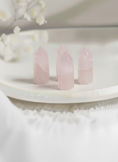 Mini pointe quartz rose - Je Rayonne