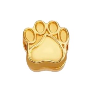 Pendentif patte dorée