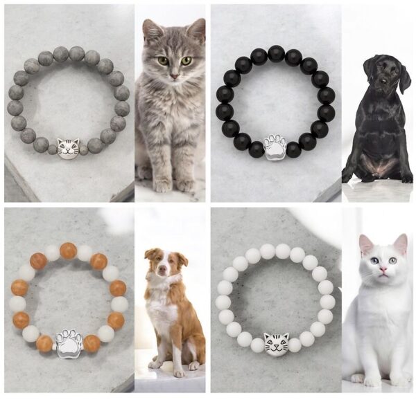 bracelet qui a la couleur des poils de mon animal chat chien